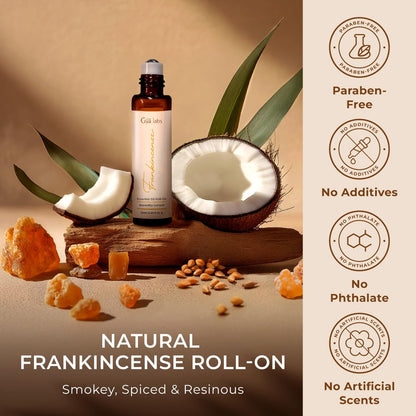 Gya Labs Frankincense Essential Oil Roll-On - 0.34 fl oz Travel Size