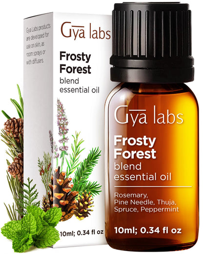 Gya Labs Frosty Forest Essential Oil Blend - Revitalizing & Invigorating (0.34 Fl Oz)