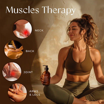Gya Labs Soothing Massage Oil – 6.76 Fl Oz | Non-Greasy Formula for Sore Muscles & Deep Relaxation