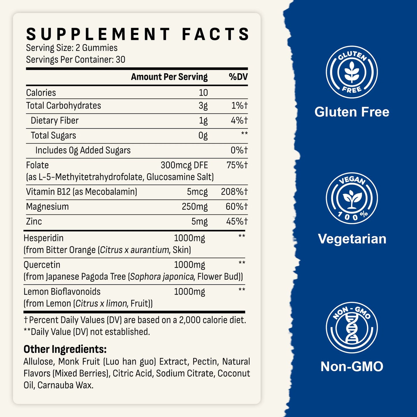 Gyumolics Flavonoid Gummies 3000mg – Bioflavonoid Complex + Vitamin C (60 Gummies)
