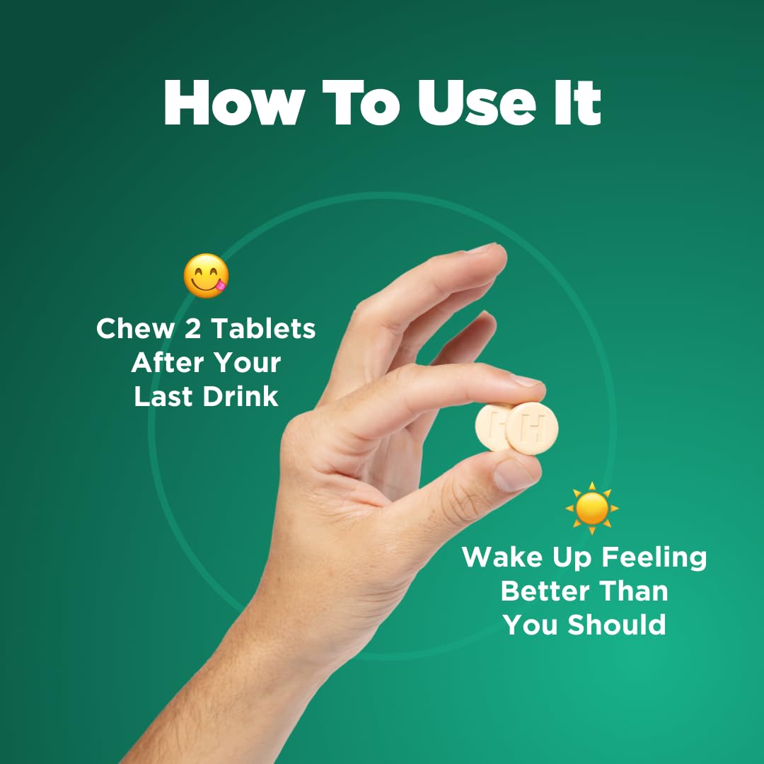 H-PROOF The Anytime You Drink Vitamin – 40 Chewables, Vegan, Lemonade