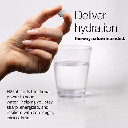 H2TAB Hydrogen Tablets – 12 PPM Molecular Hydrogen for Drinking Water (30 Count, Raspberry) – Antioxidants, Cellular Health & Recovery