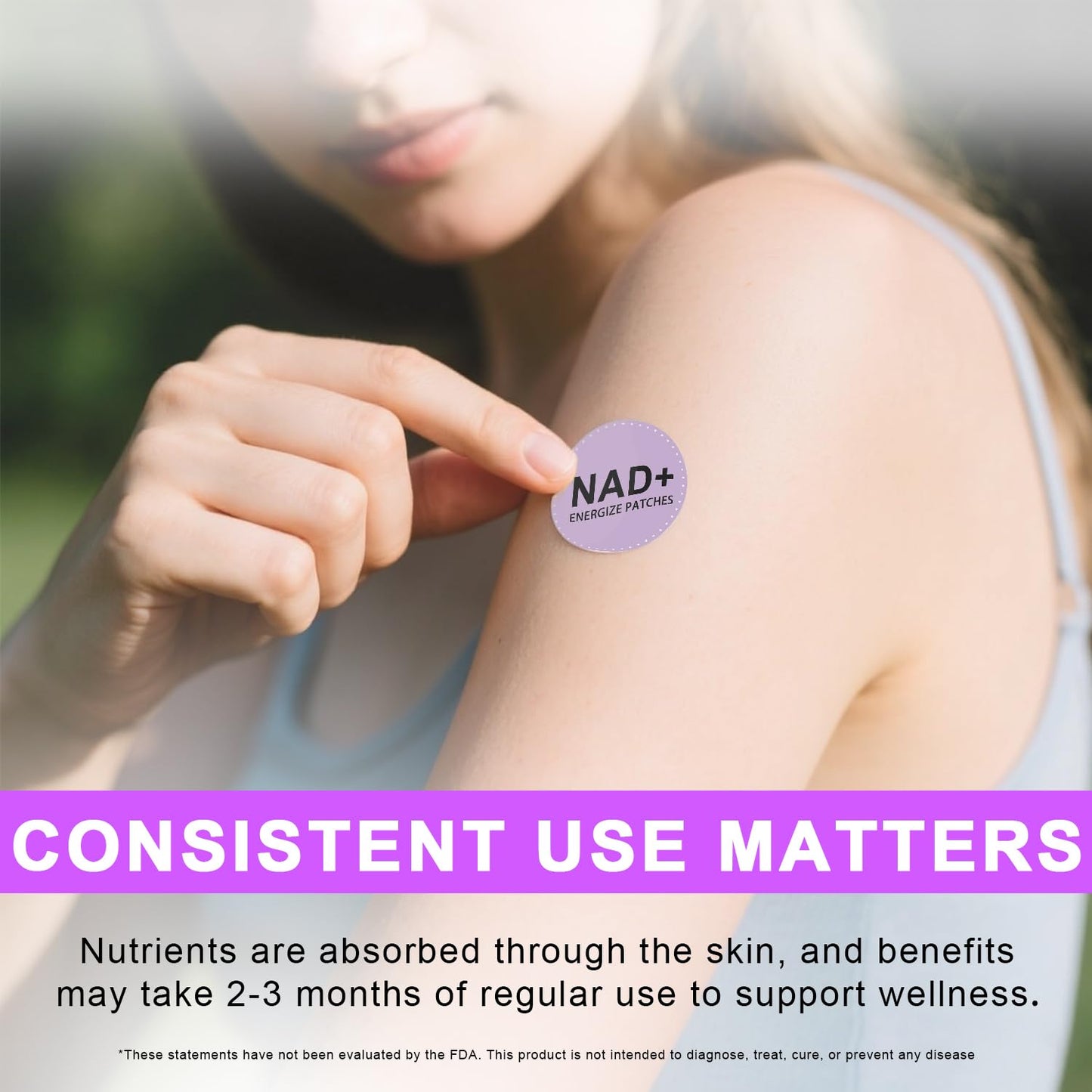 Haiphy NAD+Patches NMNH & Resveratrol | Anti-Aging & Metabolism Support | 2 Packs (60 Patches Each)