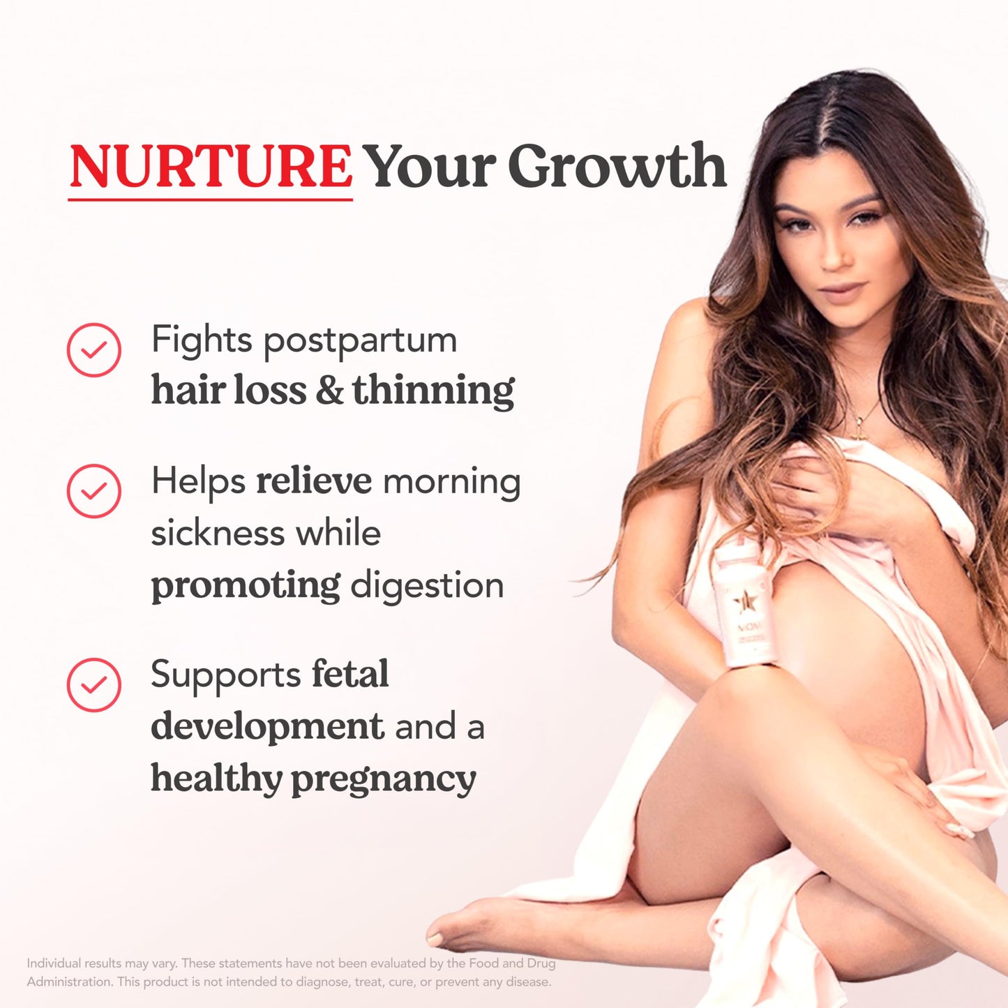 HAIRtamin MOM – Vegan Prenatal & Postnatal Hair Vitamins for Pregnancy & Breastfeeding