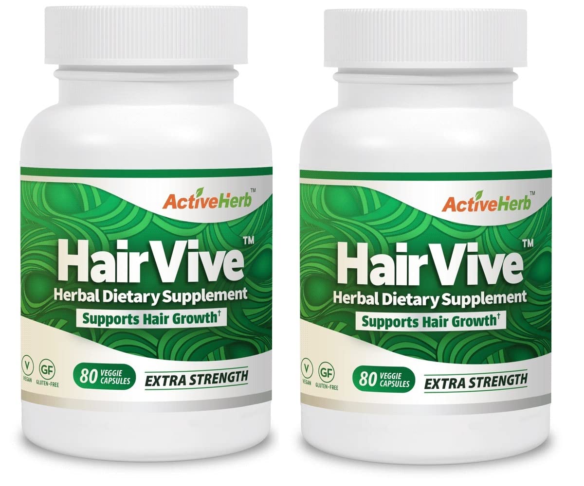 HairVive Capsules 80 Veggie Capsules – Pack of 2 | ActiveHerb