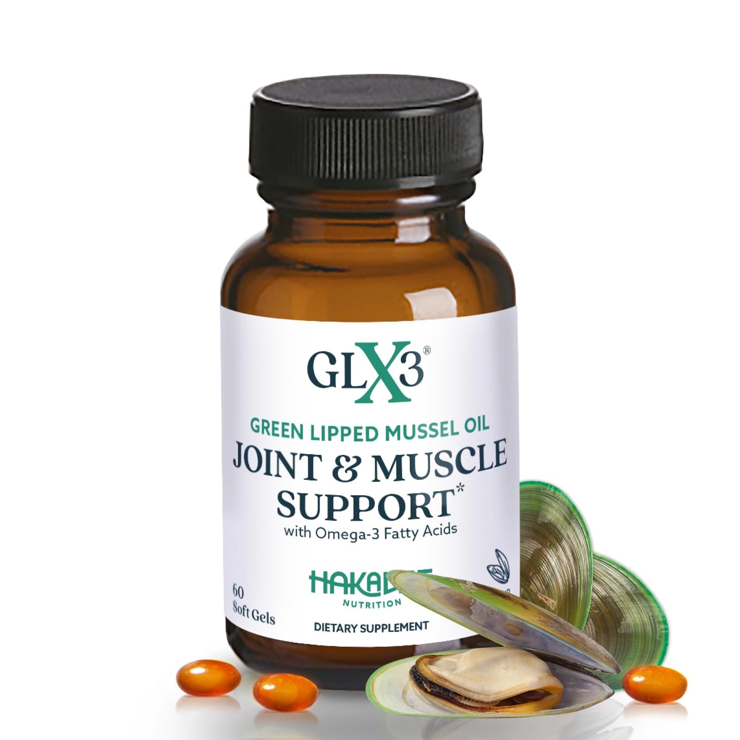GLX3 Joint Support Omega-3 – NZ Green-Lipped Mussel Oil | HAKA Life Nutrition
