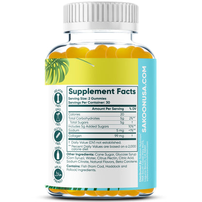 Halal Collagen Gummies for Women & Men | Anti-Aging, Skin & Hair Care