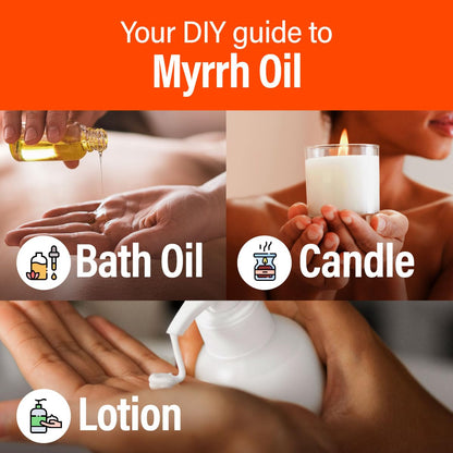 H'ana Myrrh Essential Oil – 1.02 fl oz | Hair, Skin, Diffuser