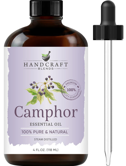 Handcraft Blends Camphor Essential Oil – 4 oz, 100% Pure & Natural