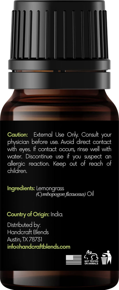 Lemongrass Essential Oil – Handcraft Blends (0.33 oz x2) – 100% Pure & Natural