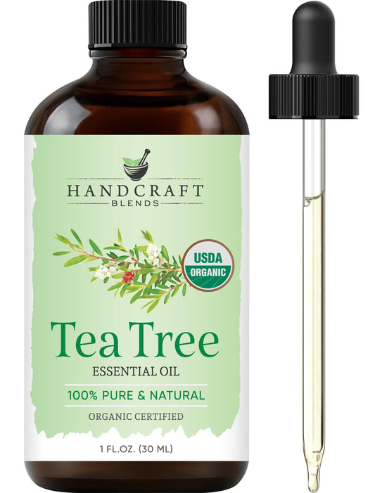 Handcraft Blends Organic Tea Tree Essential Oil - 1 oz | 100% Pure & Natural