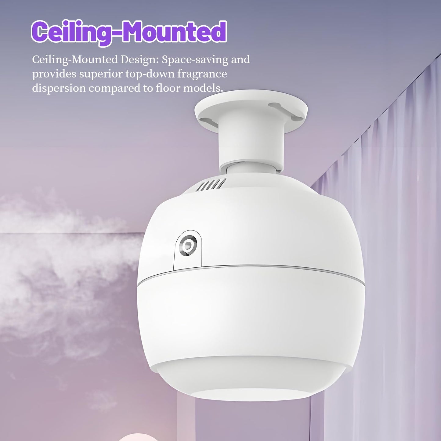 HAONINYUE Ceiling-Mounted 3500 Sq Ft Smart Scent Machine – Whole-House Aroma Diffuser