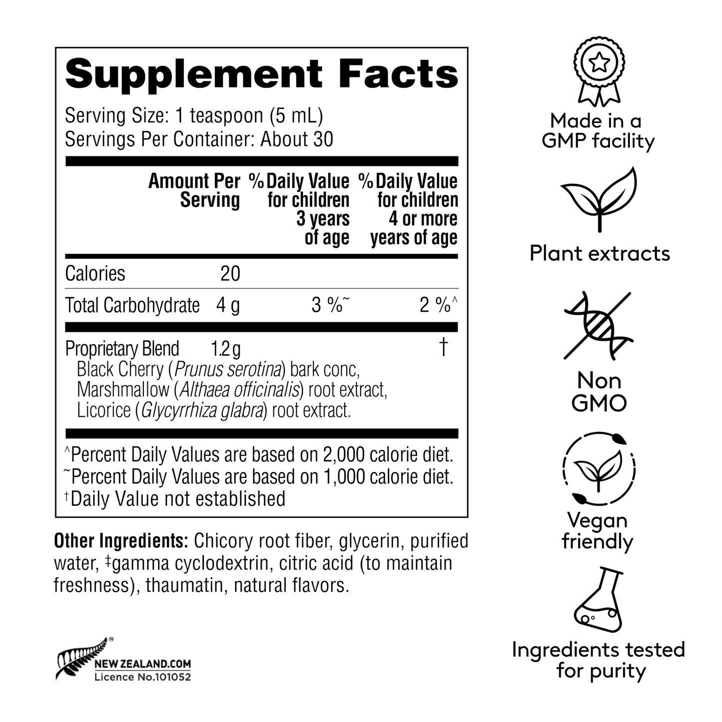 Harker Herbals Children's Chest Night Herbal Syrup | Nighttime Sleep Support