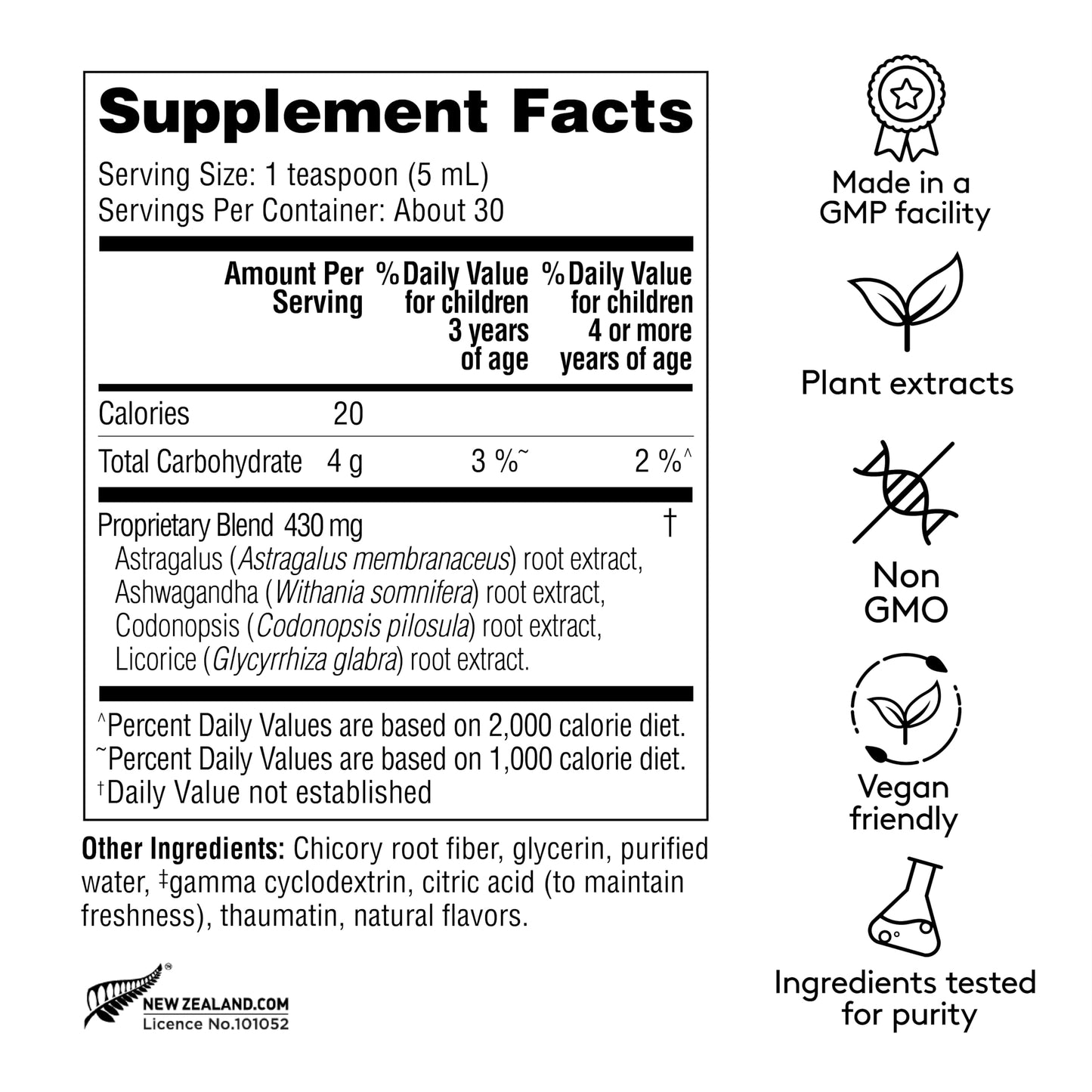 Harker Herbals Children's Immune Daily Syrup - Plant-Based Immune Support for Kids (5.1 fl oz)