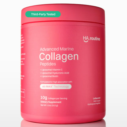 Haroutine Advanced Marine Collagen Powder with Liposomal Vitamin C – Sugar-Free, Unflavored, 30 Servings