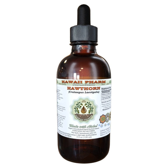 Hawaii Pharm Hawthorn Alcohol-Free Liquid Extract 2 oz | Crataegus Laevigata Glycerite