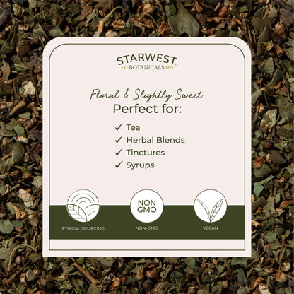Starwest Botanicals Organic Hawthorn Leaf & Flower C/S – 1 lb (Crataegus laevigata)