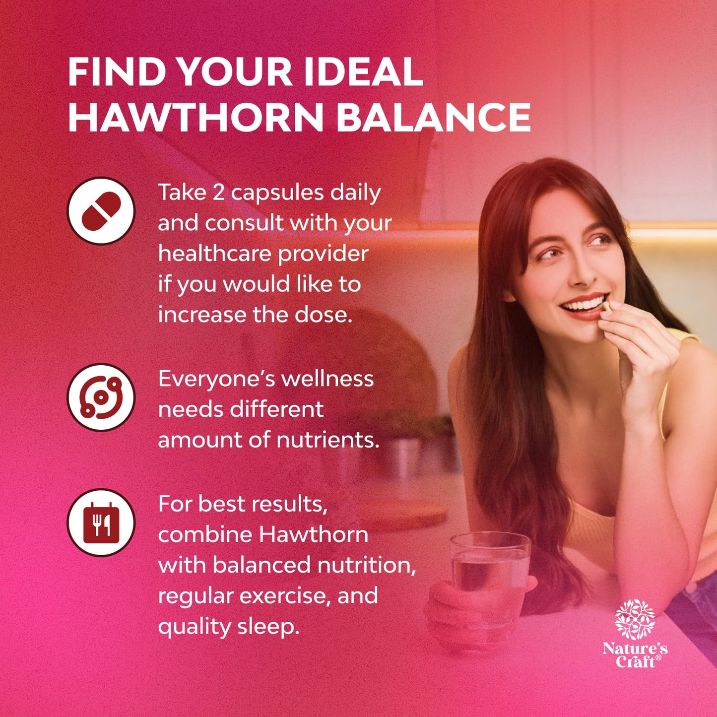 High Strength Hawthorn Berry Capsules 4-1 – Heart Health & Digestion (240 Count)