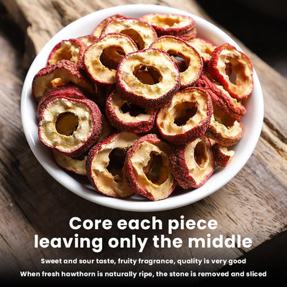 Hawthorn Slices 250g (8.81oz) Seedless Dried Hawthorn for Tea | Hollow Circle