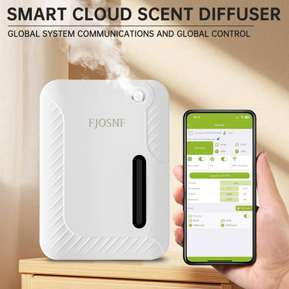 HCZMOPTP 2025 Waterless Diffuser – 2200 Sq Ft Coverage, 250ml, Bluetooth & WiFi App Control