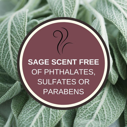Healer's Garden Premium Sage Candle – Energy Cleansing Mantra, 6oz | Natural Soy, Paraben- & Phthalate-Free