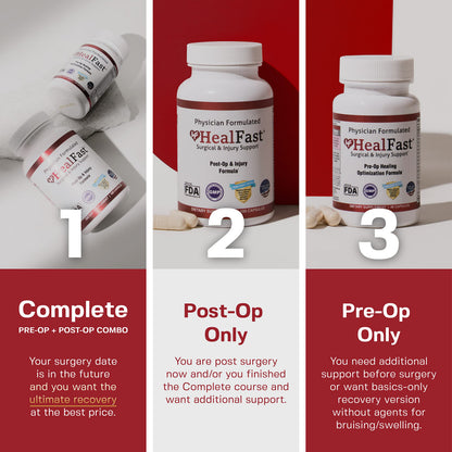 HealFast Post-Surgery Recovery Supplement – Supports Healing, Scar & Bruising | BBL Post-Op