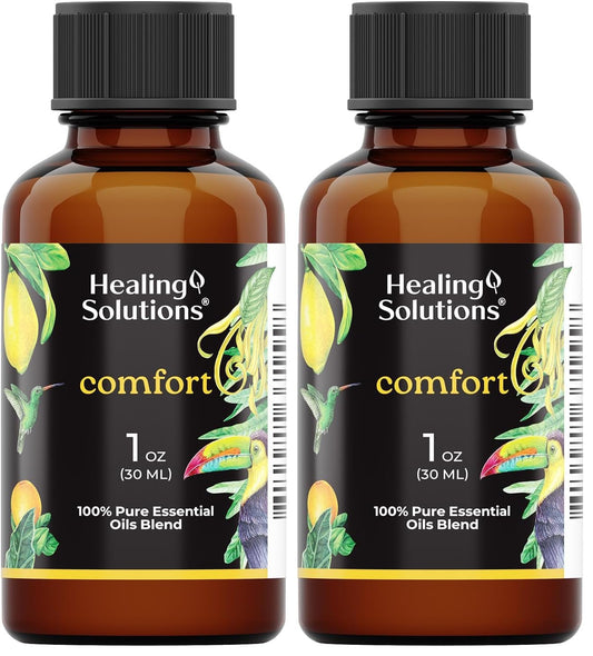 Healing Solutions Comfort Blend Essential Oil – 2 x 1 oz