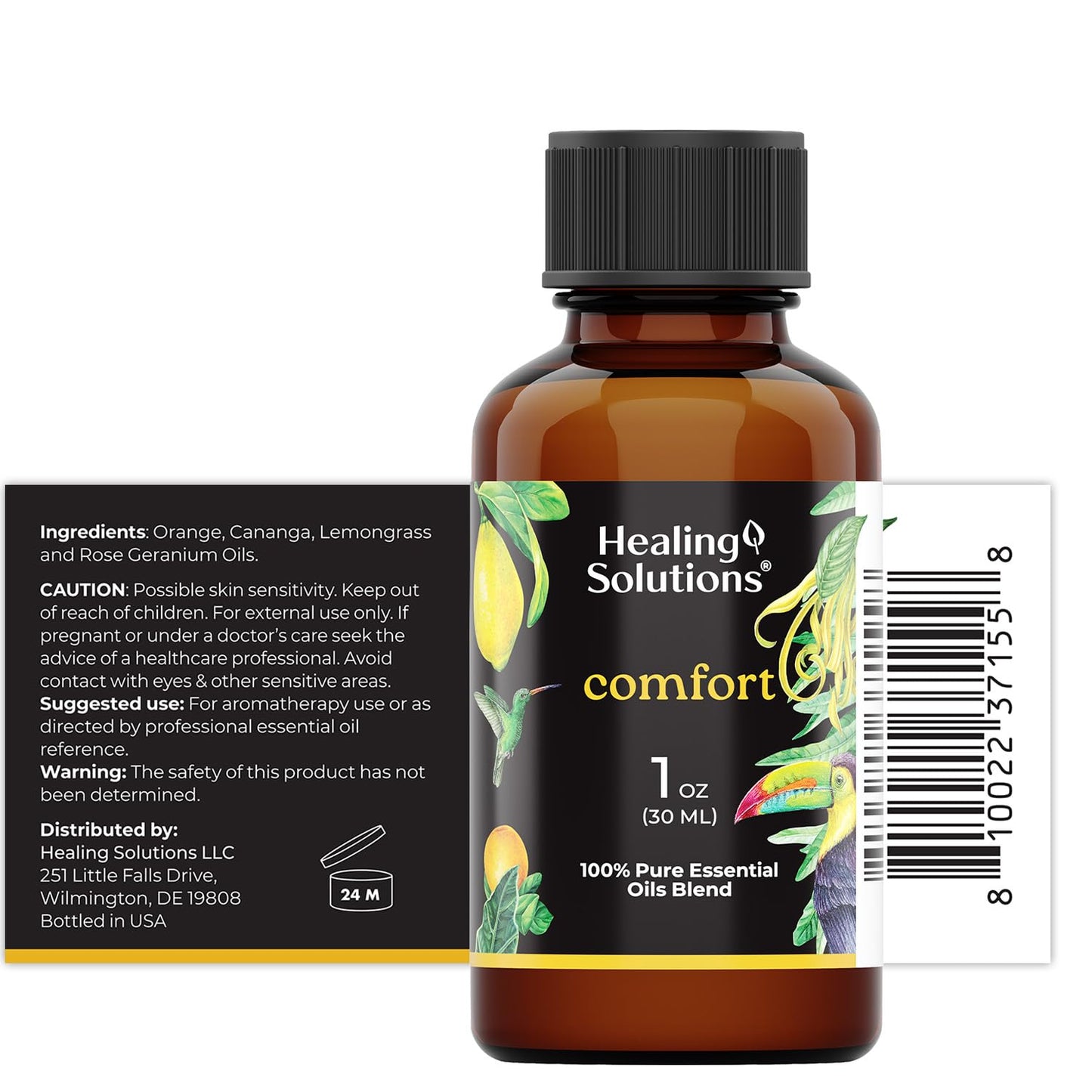 Healing Solutions Comfort Blend Essential Oil – 2 x 1 oz