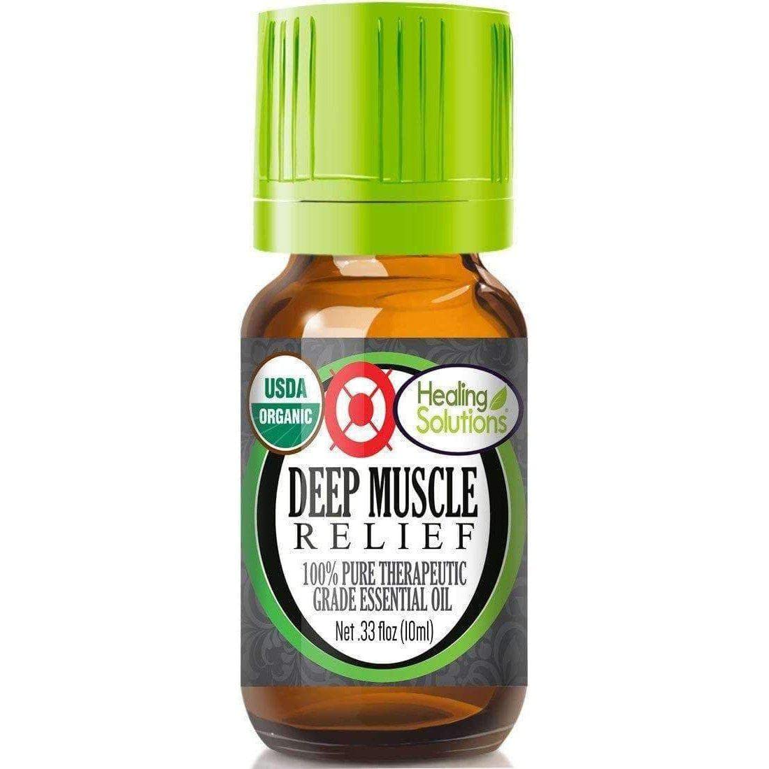 Healing Solutions Deep Muscle Relief Essential Oil – Organic 0.33 oz
