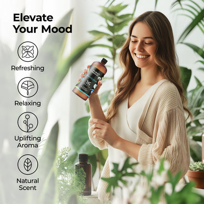 Healing Solutions Organic Eucalyptus Oil 16oz – Bulk for Diffusers & More