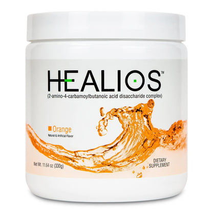 Healios Orange Flavor Glutamine Powder for Oral Health – 11.64 oz