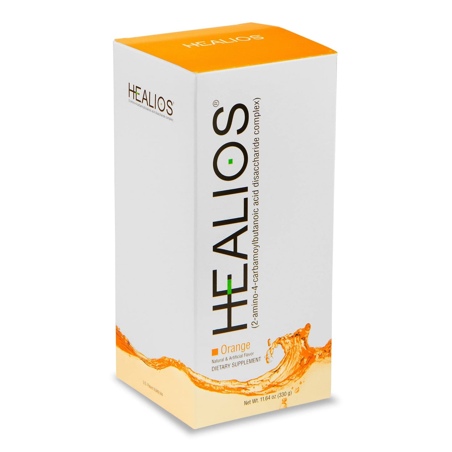 Healios Orange Flavor Glutamine Powder for Oral Health – 11.64 oz