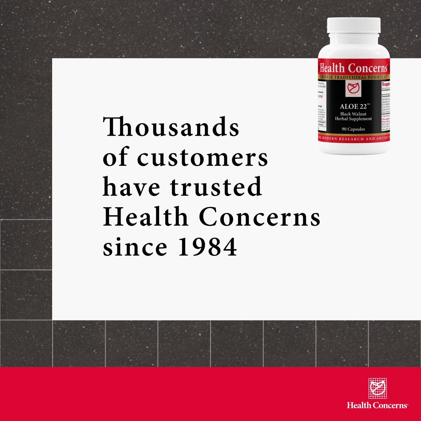 Health Concerns Aloe 22 – Digestive Support & Intestinal Cleanse (90 Capsules)