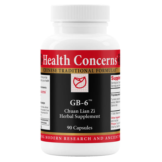 Health Concerns GB-6 Gallbladder Support – 90 Capsules | Chinese Herbal Formula
