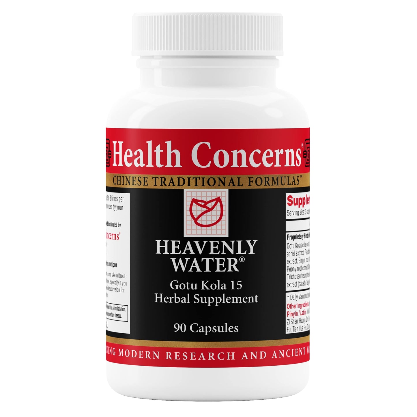 Health Concerns Heavenly Water: Menstrual Cycle & PMS Relief (90 Caps)