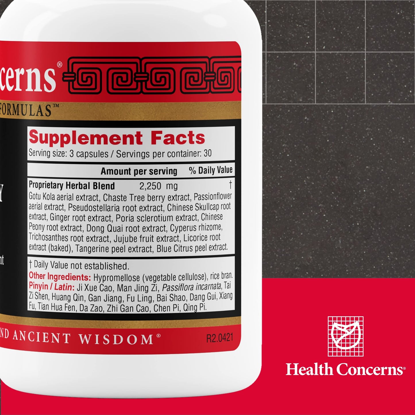 Health Concerns Heavenly Water: Menstrual Cycle & PMS Relief (90 Caps)