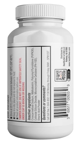 HEALTH LFE Mucus Relief Guaifenesin Caplets 400 mg – Fast Acting Expectorant, 200 Count