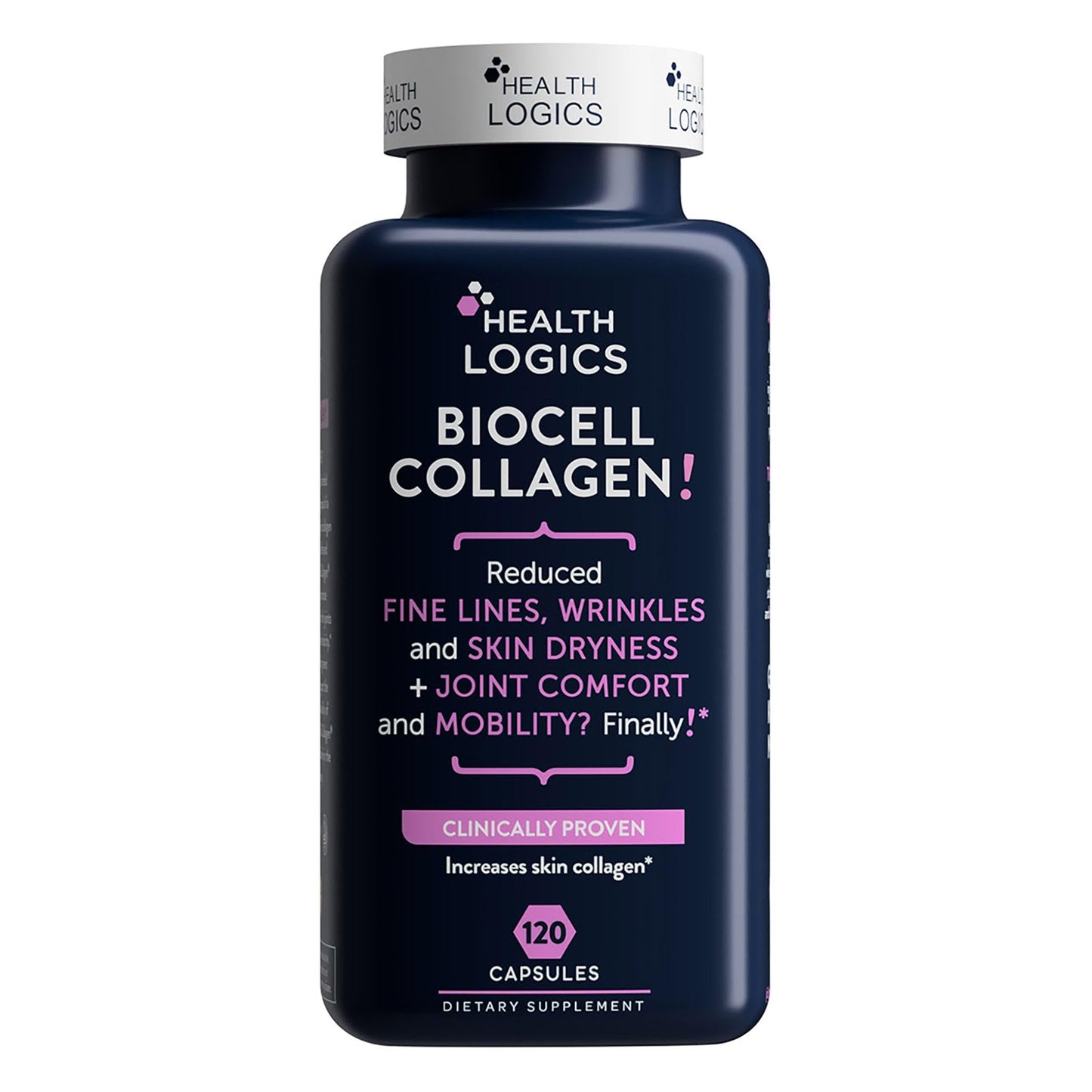 Health Logics BioCell Collagen - Joint & Skin Care, 120 Capsules