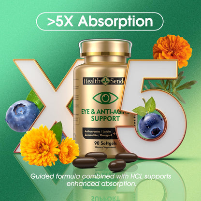 HealthSender 37-in-1 Eye Vitamin – AREDS2 Inspired Eye Support