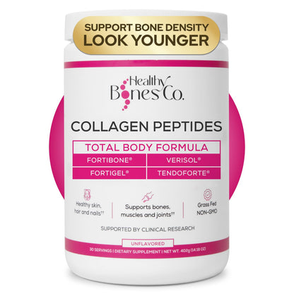 Healthy Bones Co. FORTIBONE Premium Bone Health Collagen Peptides