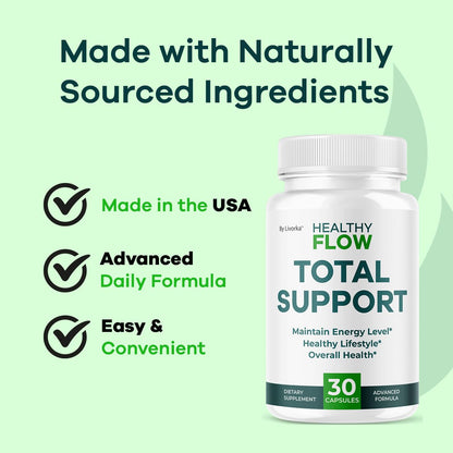 2 Pack Healthy Flow Capsules – All-Natural Support, HealthyFlow 60 Capsules