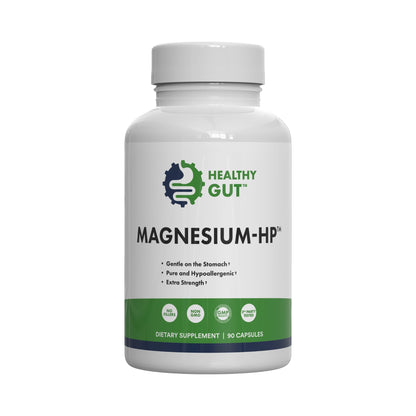 Healthy Gut Magnesium-HP – Ultra Pure Glycinate, 180 mg, 90 Servings, No Fillers