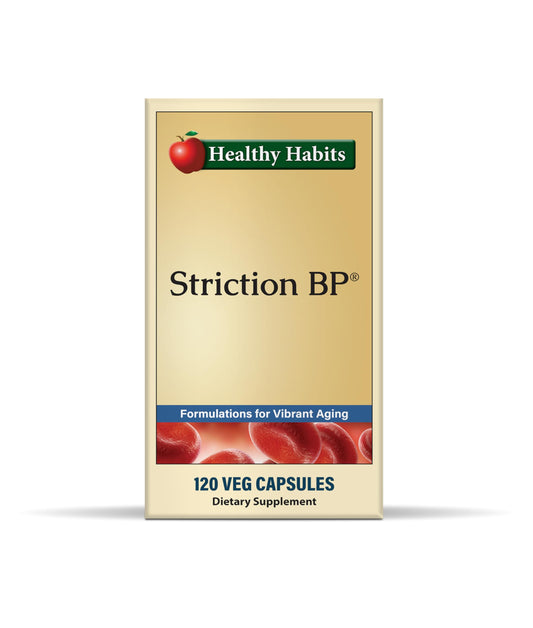 Healthy Habits StrictionBP Box 120 Veg Capsules | VEG-CAP Cinnamon Magnesium Vitamin B6