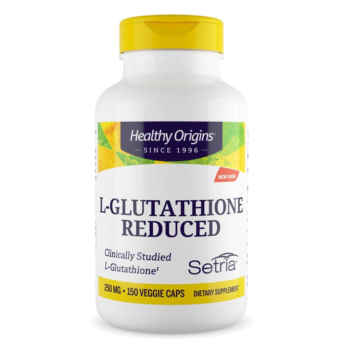 Healthy Origins L-Glutathione 250 mg (Setria) – Non-GMO, Gluten Free, 150 Veggie Caps
