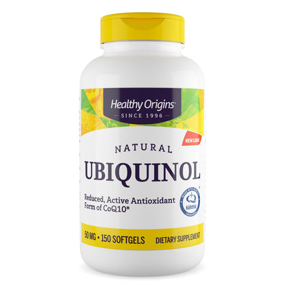 Healthy Origins Ubiquinol 50 mg - CoQ10 for Heart Health & Antioxidant Support