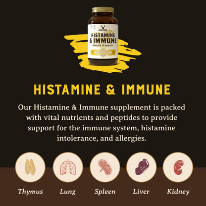 Heart & Soil Histamine & Immune Support – 3000mg DAO Enzyme (180 Capsules)