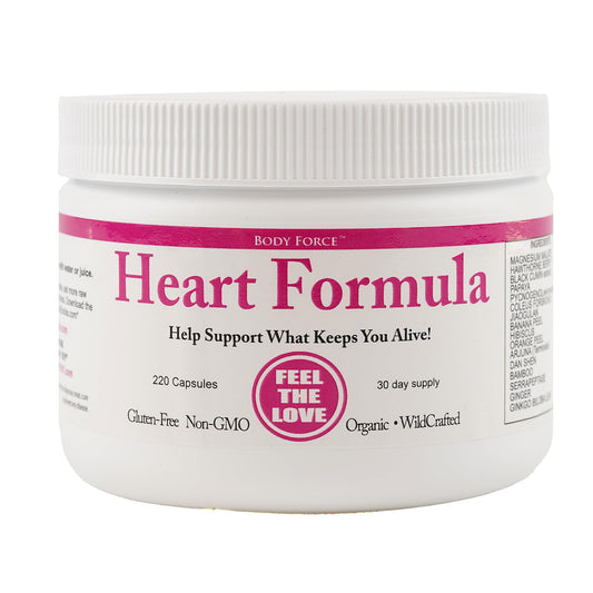HeartCare Blend – Plant-Based Heart Formula Capsules with Magnesium Malate, Serrapeptase, Hawthorn Berries & Ginkgo Biloba