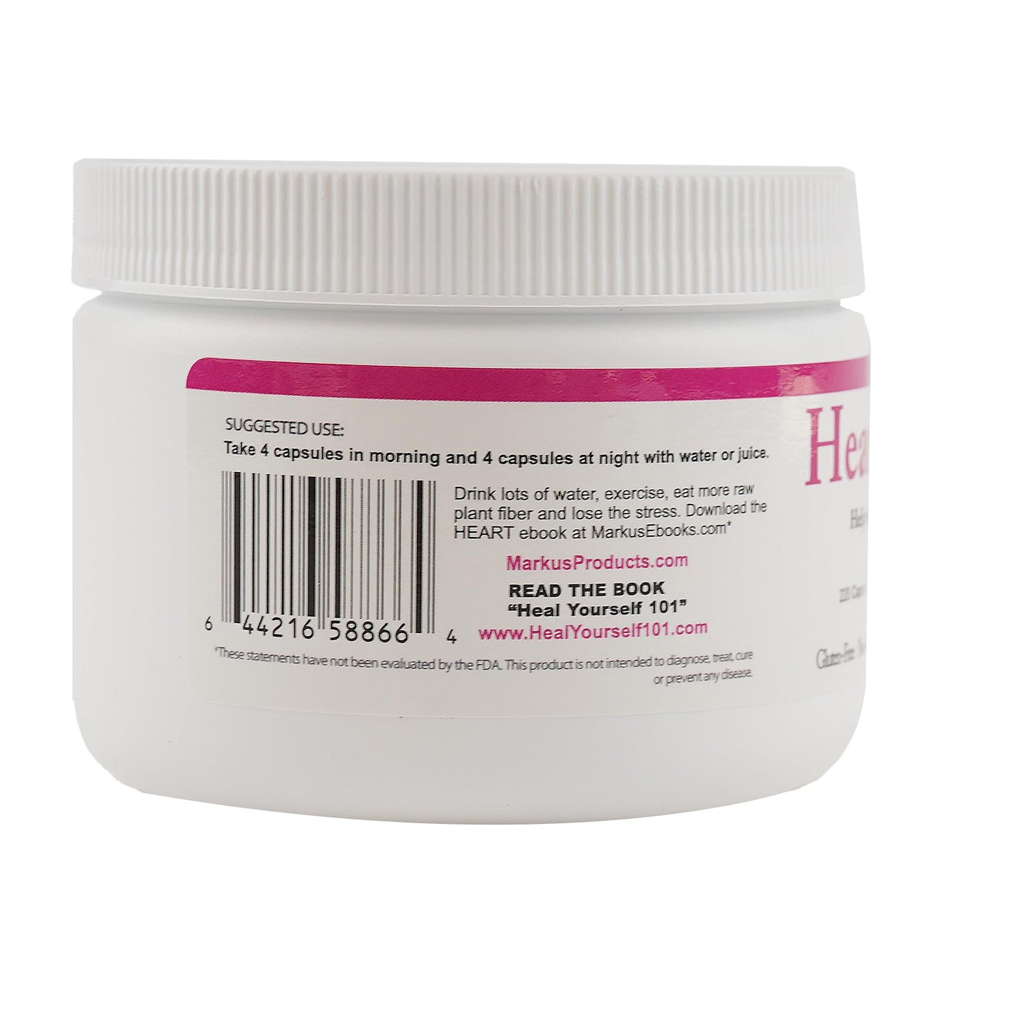 HeartCare Blend – Plant-Based Heart Formula Capsules with Magnesium Malate, Serrapeptase, Hawthorn Berries & Ginkgo Biloba