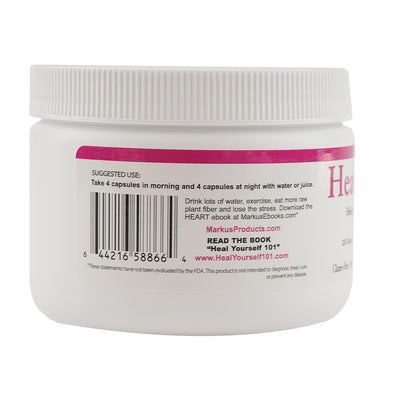 HeartCare Blend – Plant-Based Heart Formula Capsules with Magnesium Malate, Serrapeptase, Hawthorn Berries & Ginkgo Biloba