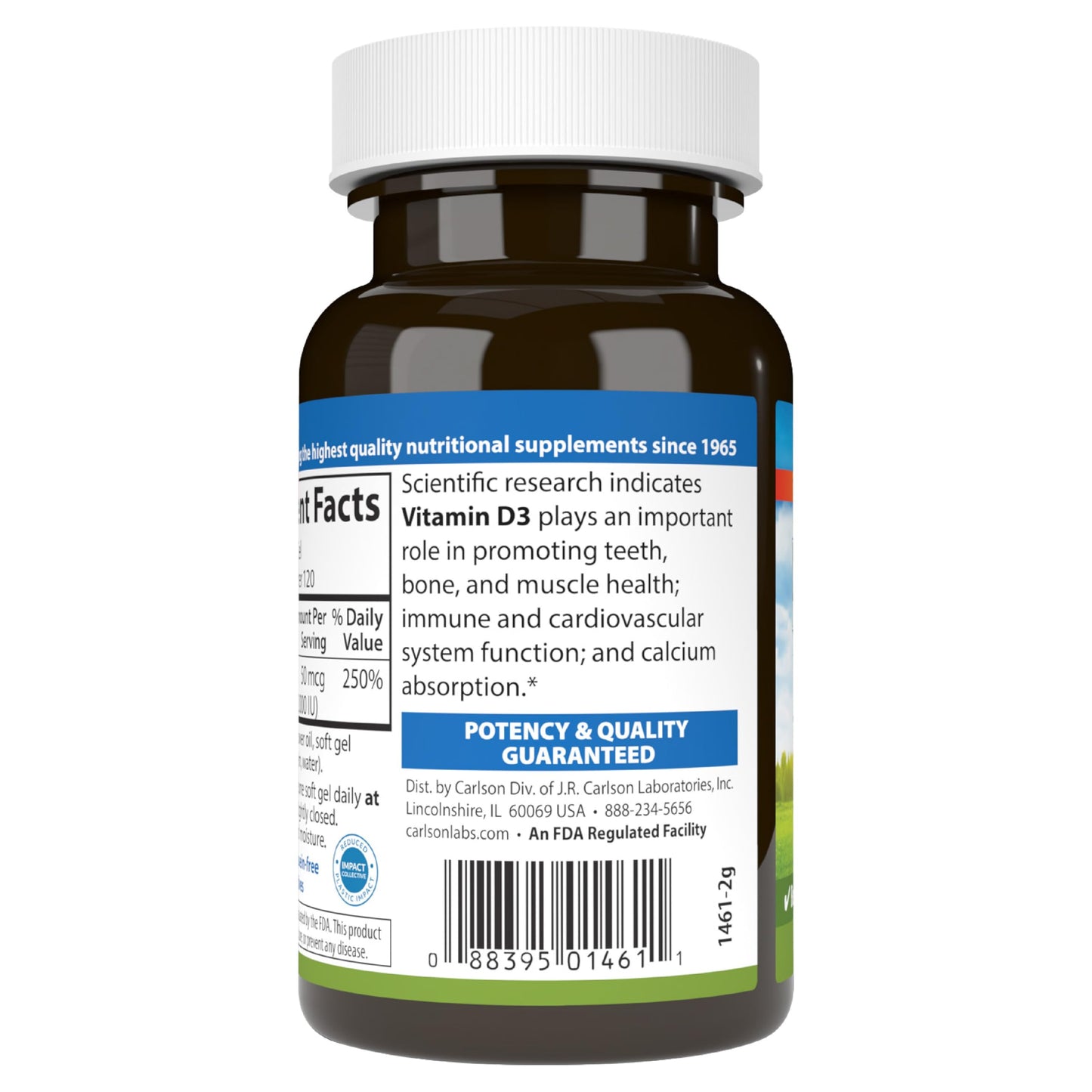 Carlson Co-Q10 100 mg – Co-Enzyme Q10 for Energy & Heart Health | 200 Softgels